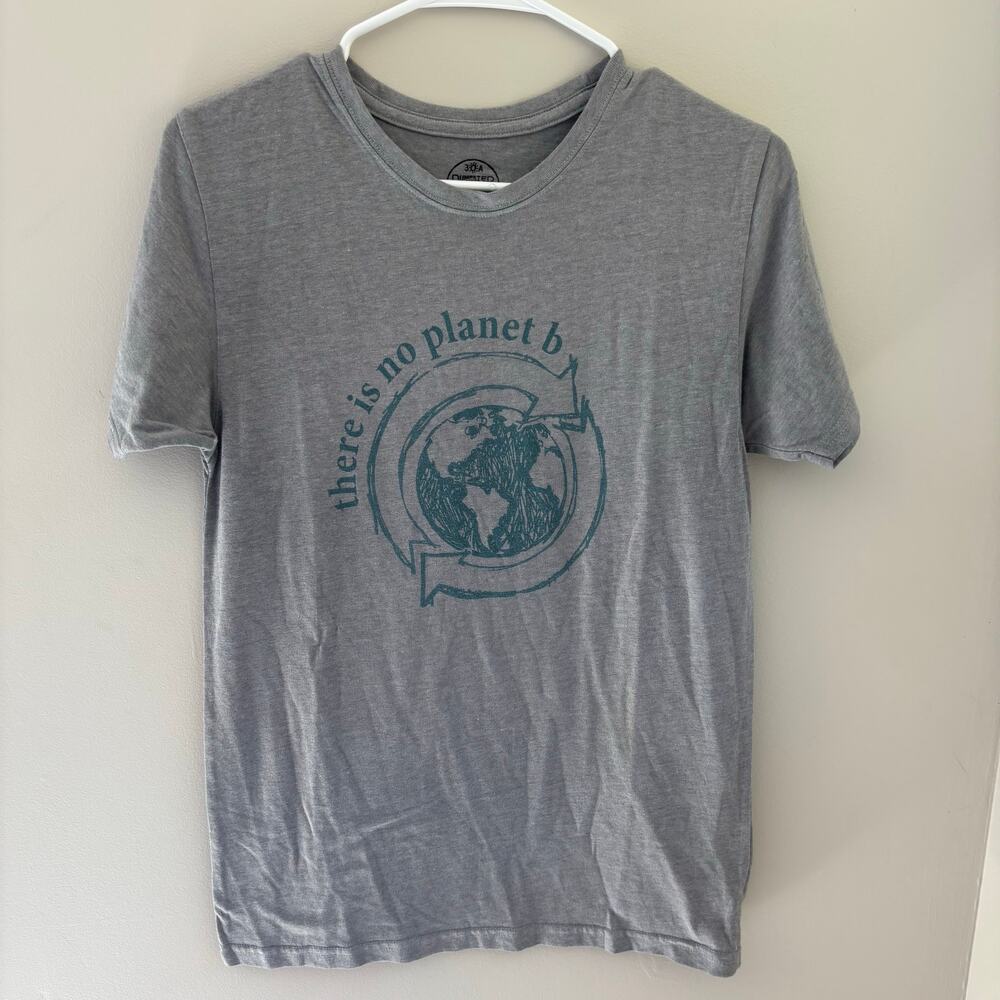 There Is No Planet B Earth Design T-Shirt by 30A Dumpster Divers Size Small